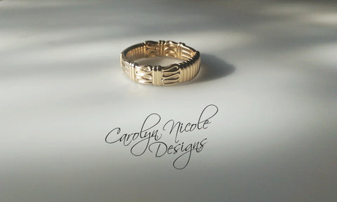 President's  Wedding Ring by Carolyn Nicole Designs