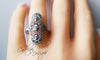 Art Deco Skull Ring by Carolyn Nicole Designs