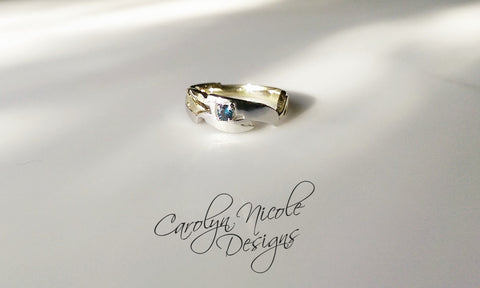 Sceptor Engagement Ring by Carolyn Nicole Designs