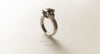 Skull Engagement Ring by Carolyn Nicole Designs