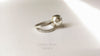 Bubble Bezel Ring by Carolyn Nicole Designs