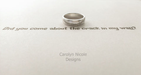 Cracked Universe Ring (Sterling Silver) by Carolyn Nicole Designs