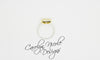 Emerald Cut Goddess Ring by Carolyn Nicole Designs