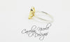 Emerald Cut Goddess Ring by Carolyn Nicole Designs