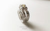 Opal Skull Engagement Ring by Carolyn Nicole Designs