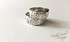 Pentagram Wedding Band Rings by Carolyn Nicole Designs