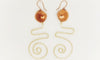 Venus Copper and Brass Earrings By Carolyn Nicole Designs